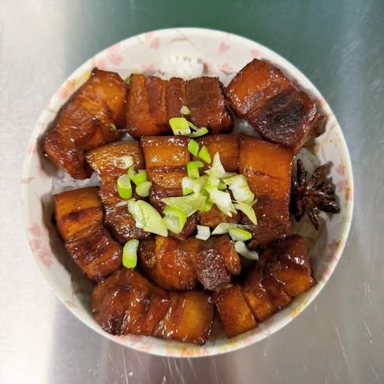 红烧肉饭 Braised Pork Belly Rice